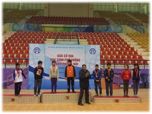 Học sinh Nguyễn Tất Thành tham dự Giải Cờ vua học sinh phổ thông TP Hà Nội