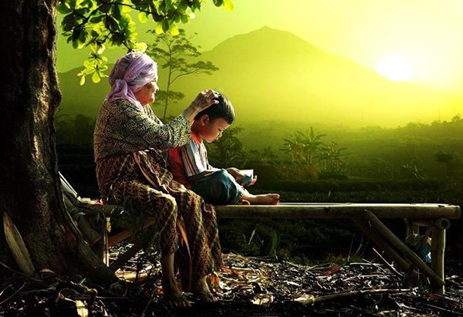 Chiêm bao đi chơi cùng bà ngoại