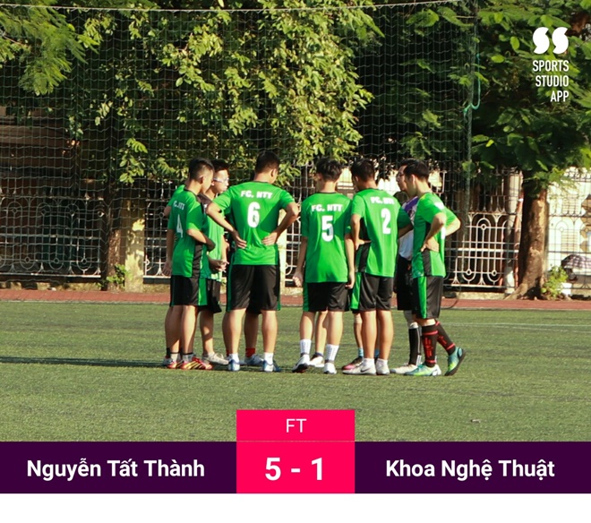 Trường Nguyễn Tất Thành 5-1 Khoa Nghệ thuật: Độc chiếm ngôi đầu bảng